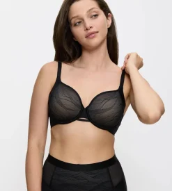 Fuller Cups|Underwired Bras>Triumph AIRY SENSATION Black