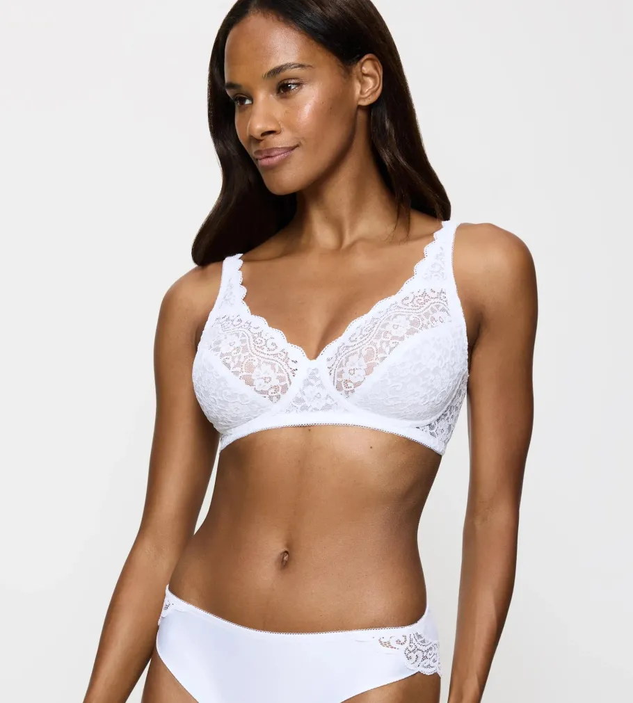 Fuller Cups|Non-wired Bras>Triumph AMOURETTE White