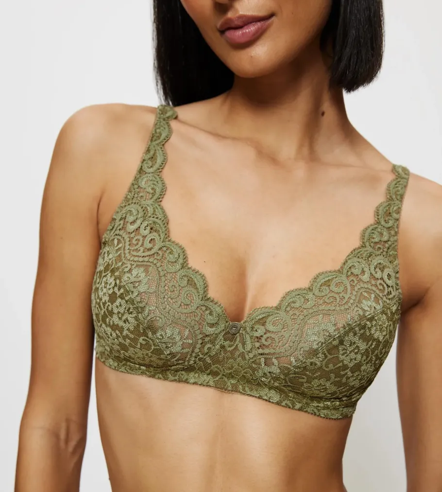 Fuller Cups|Non-wired Bras>Triumph AMOURETTE MartiniOlive