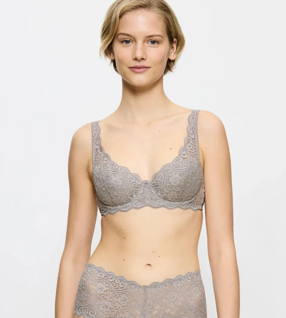 Fuller Cups|Underwired Bras>Triumph AMOURETTE Silentgrey