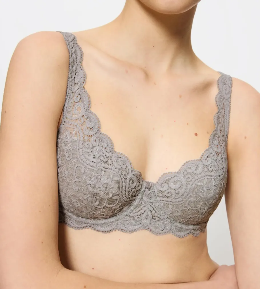 Fuller Cups|Underwired Bras>Triumph AMOURETTE Silentgrey