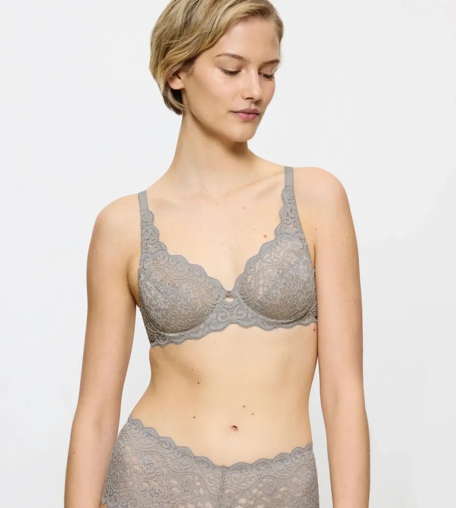 Fuller Cups|Underwired Bras>Triumph AMOURETTE Silentgrey