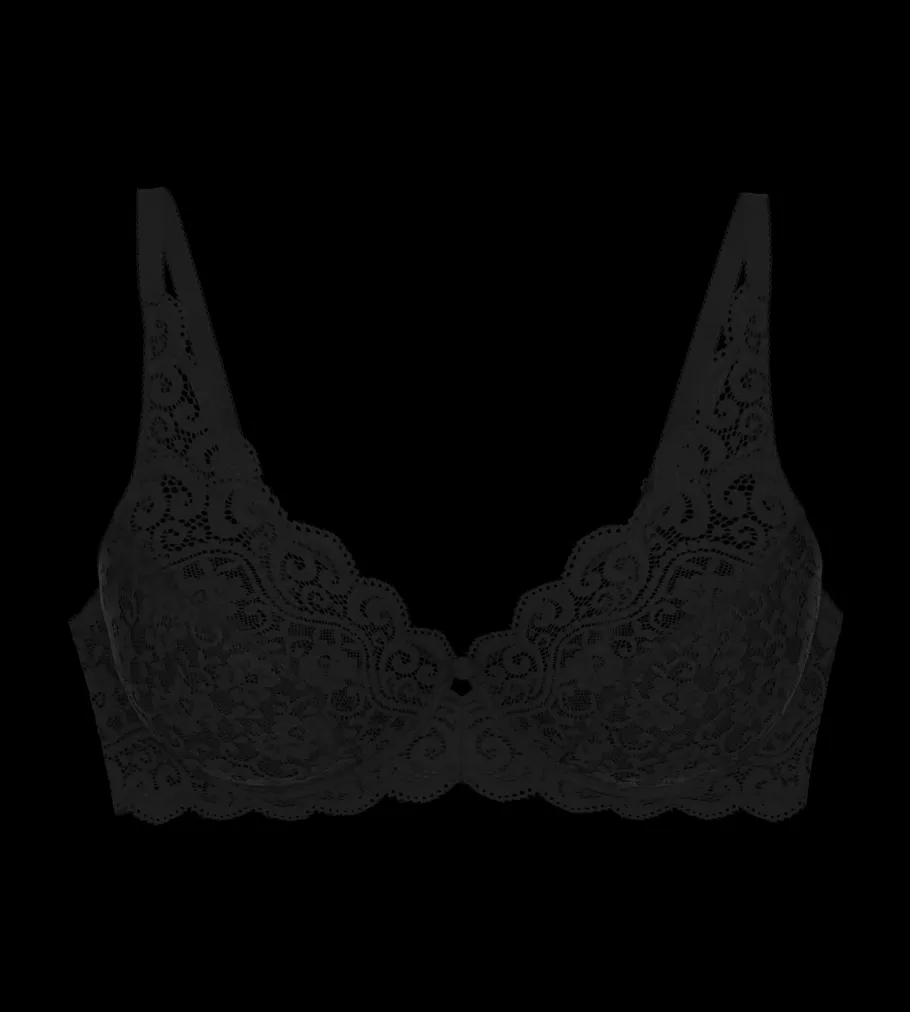 Fuller Cups|Underwired Bras>Triumph AMOURETTE Black