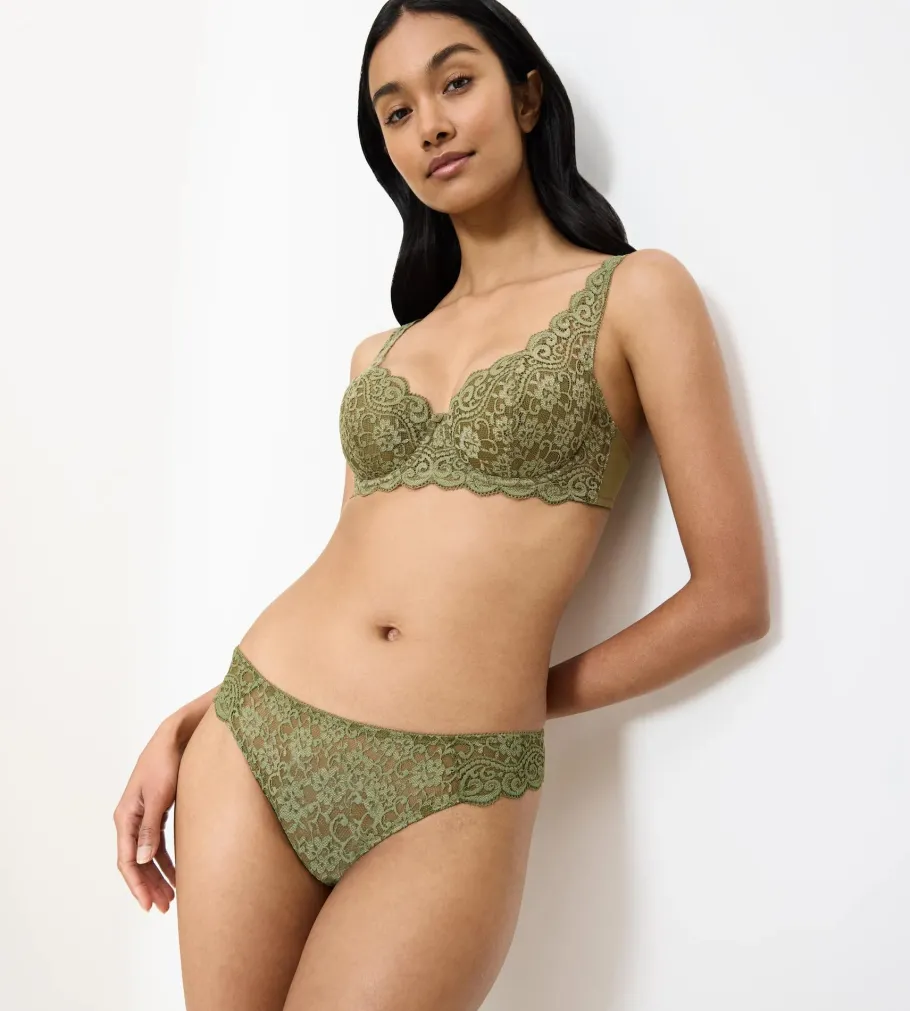 Fuller Cups|Underwired Bras>Triumph AMOURETTE MartiniOlive
