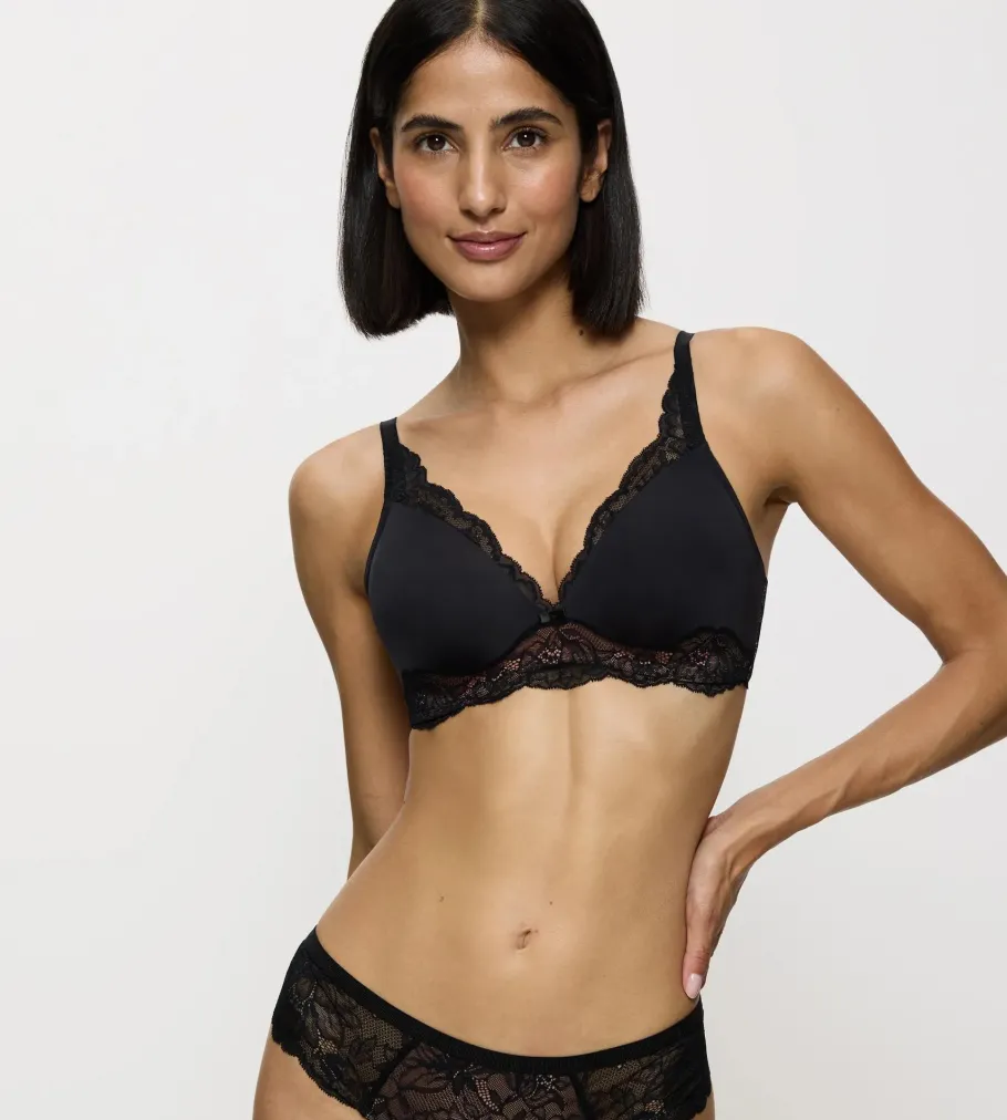 Non-wired Bras|Padded Bras>Triumph AMOURETTE CHARM Black