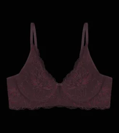 Fuller Cups|Non-wired Bras>Triumph AMOURETTE CHARM Burgundy