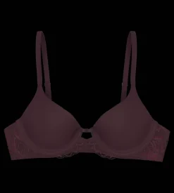 Fuller Cups|Underwired Bras>Triumph AMOURETTE CHARM Burgundy