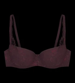 Fuller Cups|Underwired Bras>Triumph AMOURETTE CHARM Burgundy