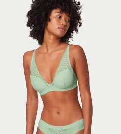 Fuller Cups|Underwired Bras>Triumph AURA SPOTLIGHT Silkygreen