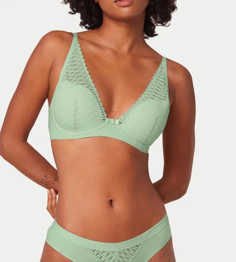 Fuller Cups|Underwired Bras>Triumph AURA SPOTLIGHT Silkygreen