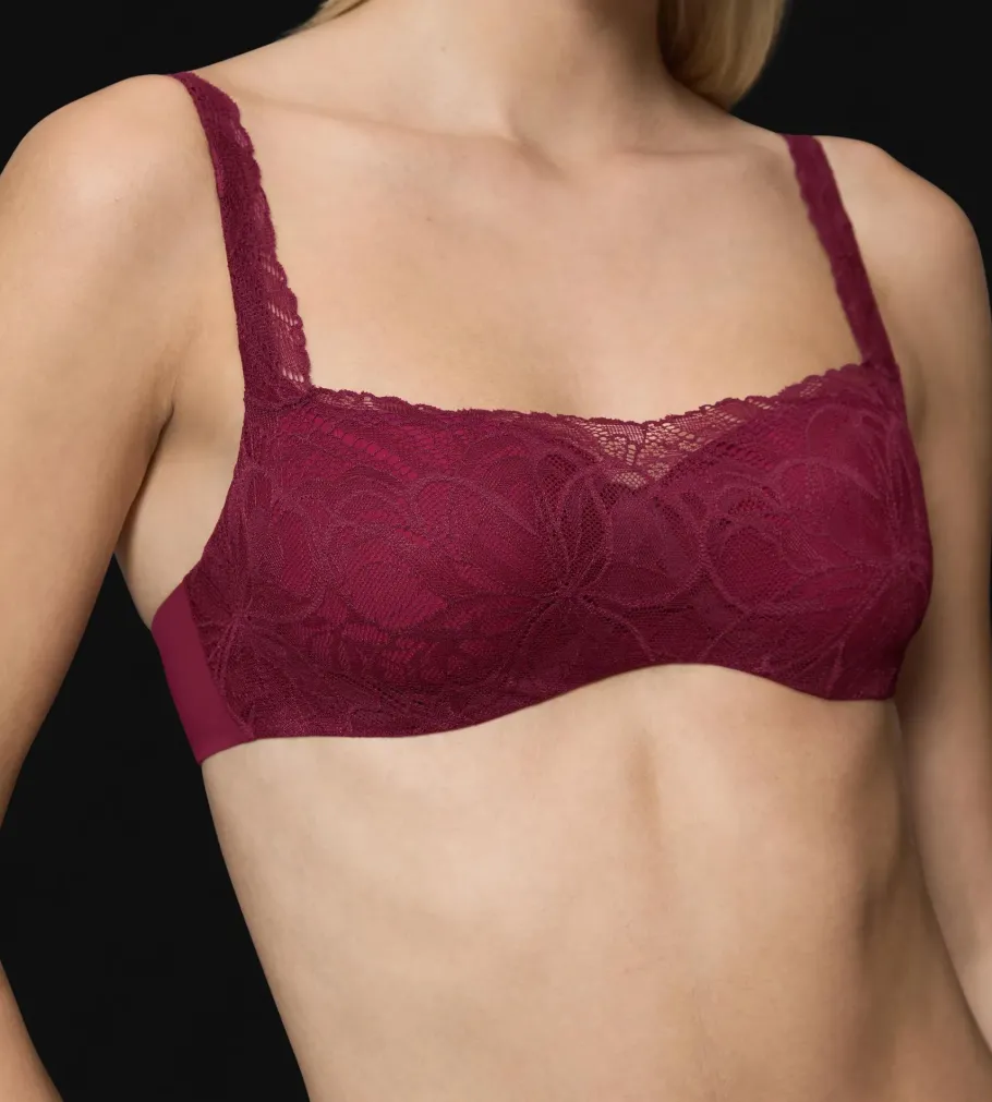 Underwired Bras|Padded Bras>Triumph BODY MAKE-UP ILLUSION LACE Woodrose