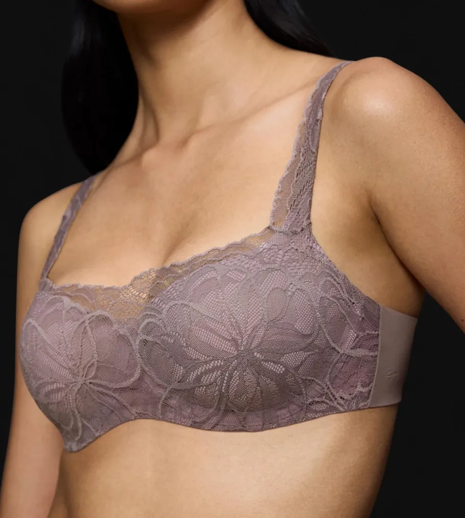 Underwired Bras|Padded Bras>Triumph BODY MAKE-UP ILLUSION LACE PigeonGrey