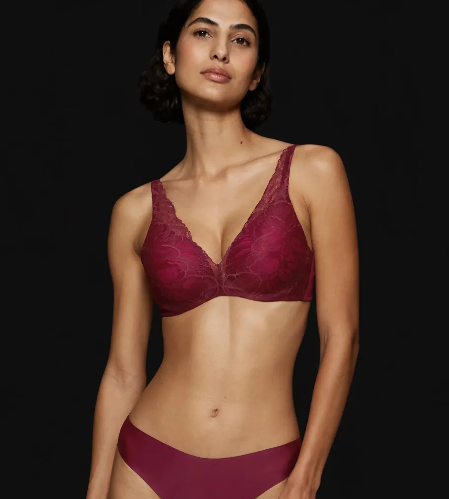 Underwired Bras|Padded Bras>Triumph BODY MAKE-UP ILLUSION LACE Woodrose