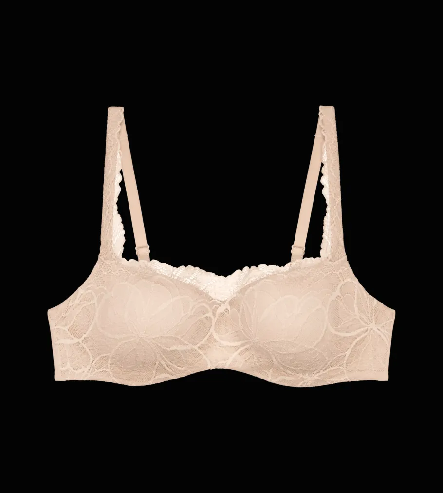 Underwired Bras|Padded Bras>Triumph BODY MAKE-UP ILLUSION LACE NudeBeige