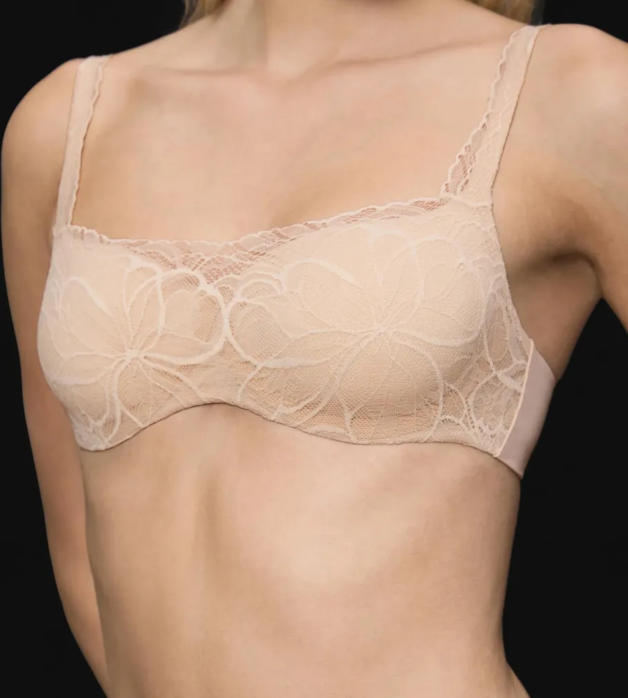 Underwired Bras|Padded Bras>Triumph BODY MAKE-UP ILLUSION LACE NudeBeige