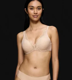 Underwired Bras|Padded Bras>Triumph BODY MAKE-UP ILLUSION LACE NudeBeige