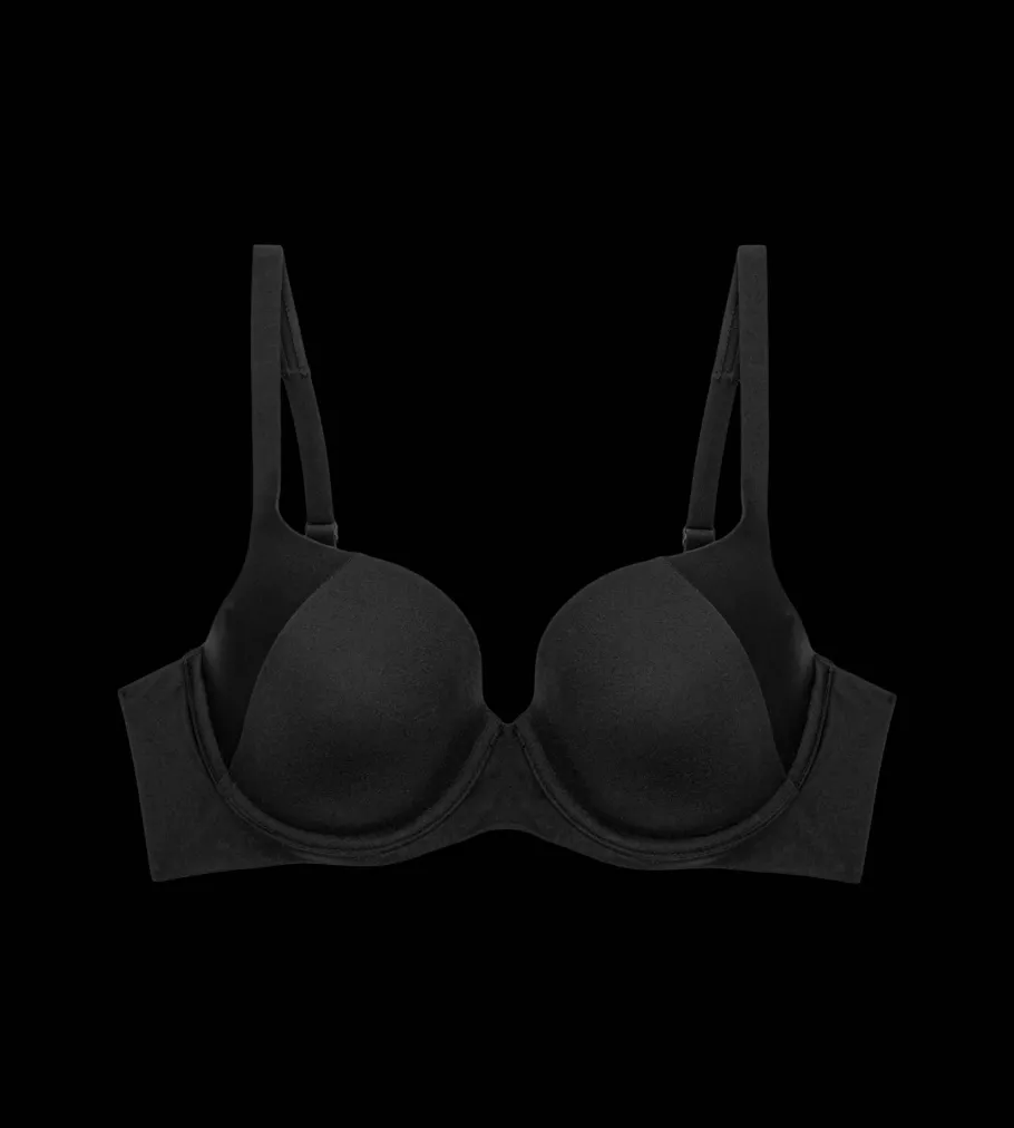 Fuller Cups|Underwired Bras>Triumph BODY MAKE-UP SOFT TOUCH Black