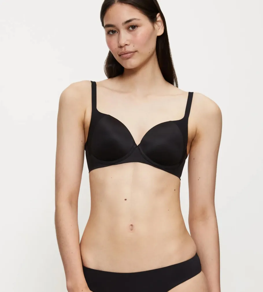 Fuller Cups|Underwired Bras>Triumph BODY MAKE-UP SOFT TOUCH Black
