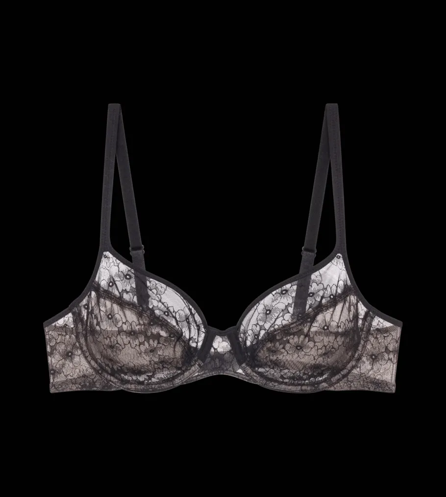 Fuller Cups|Underwired Bras>Triumph BRIGHT SPOTLIGHT Black