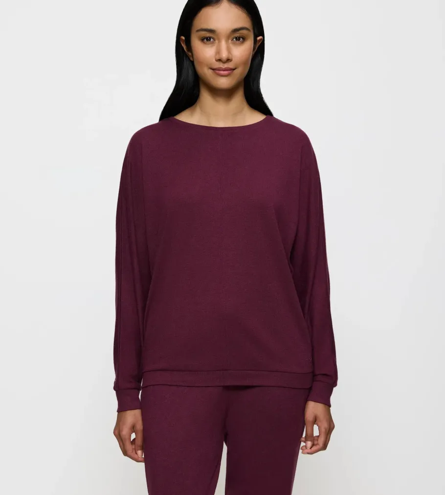 Camisoles, Vests, Tops>Triumph COZY COMFORT Burgundy