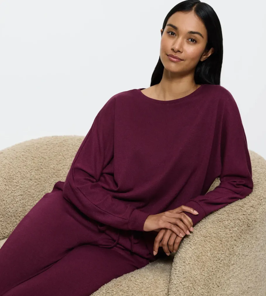 Camisoles, Vests, Tops>Triumph COZY COMFORT Burgundy