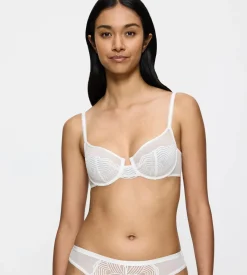 Fuller Cups|Underwired Bras>Triumph DELIGHTFUL SPOTLIGHT SilkWhite