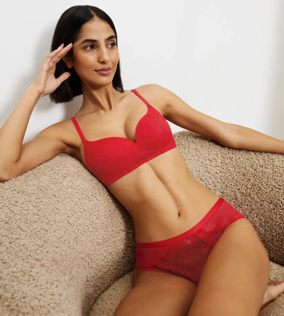 Fuller Cups|Padded Bras>Triumph DELIGHTFUL SPOTLIGHT Rouge