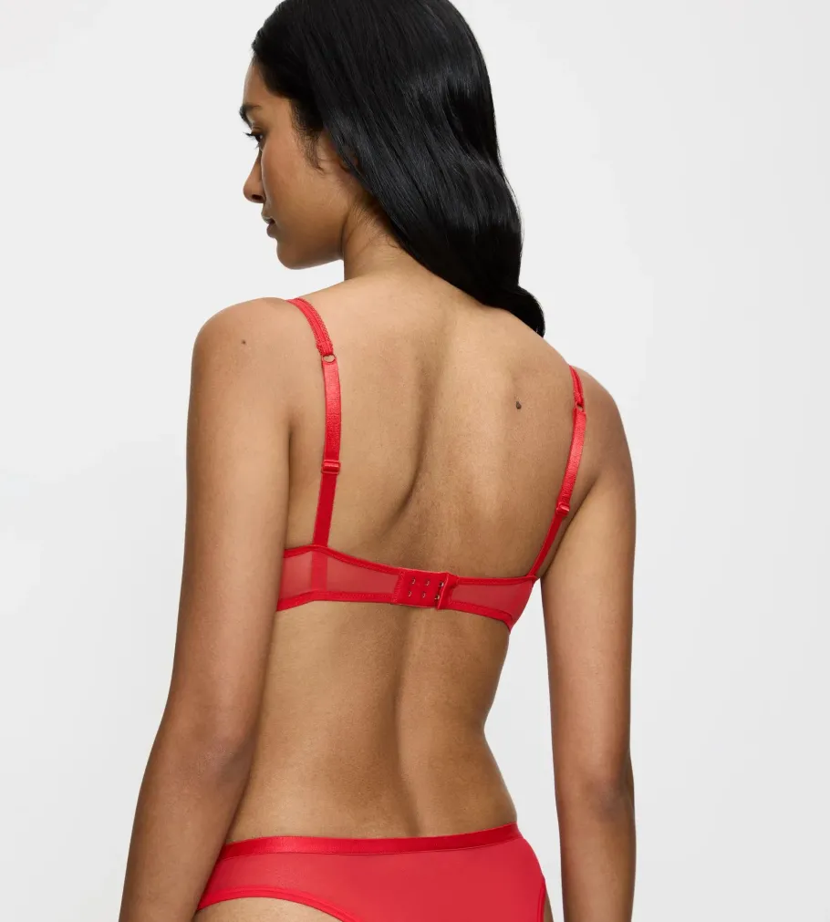 Fuller Cups|Underwired Bras>Triumph DELIGHTFUL SPOTLIGHT Rouge