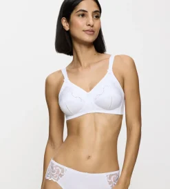 Non-wired Bras|Unpadded Bras>Triumph DOREEN + COTTON 01 White