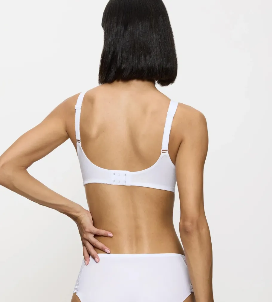 Non-wired Bras|Unpadded Bras>Triumph DOREEN + COTTON 01 White