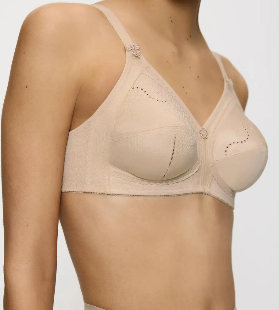 Non-wired Bras|Unpadded Bras>Triumph DOREEN + COTTON 01 Skin