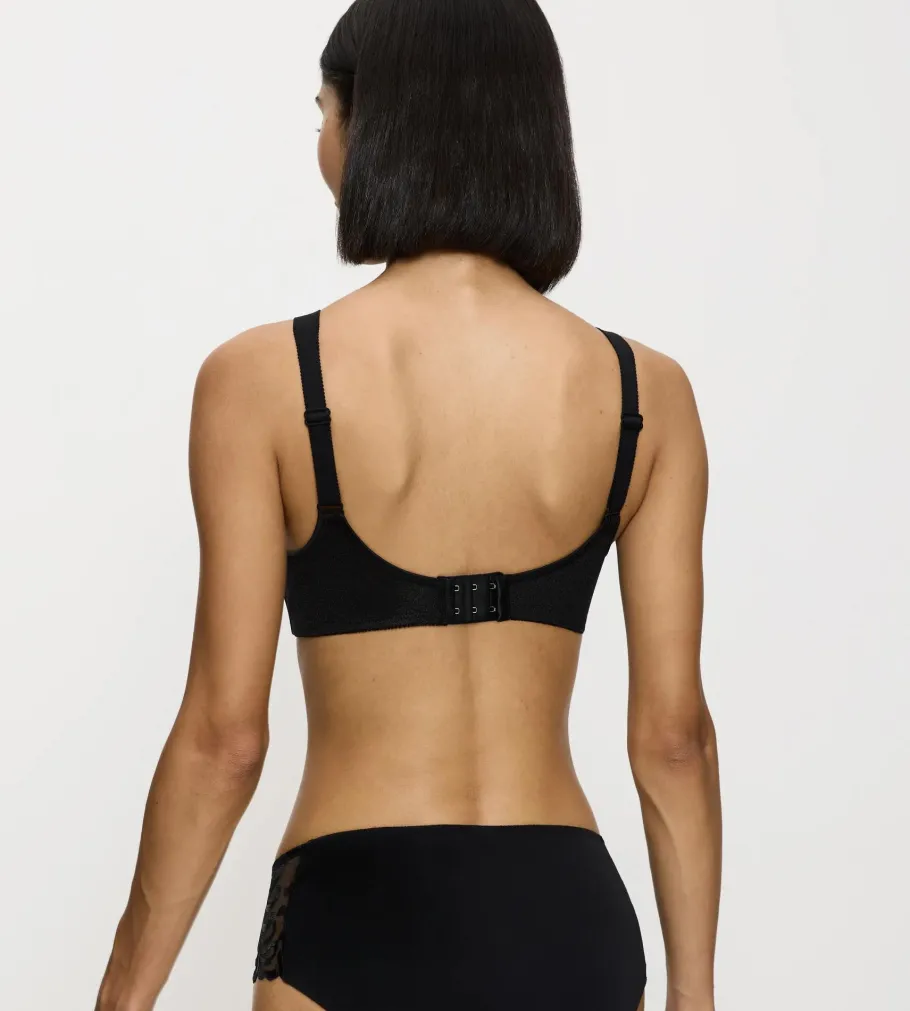Non-wired Bras|Unpadded Bras>Triumph DOREEN + COTTON 01 Black