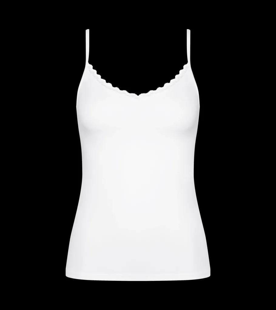Camisoles, Vests, Tops>Triumph FEEL OF COTTON White