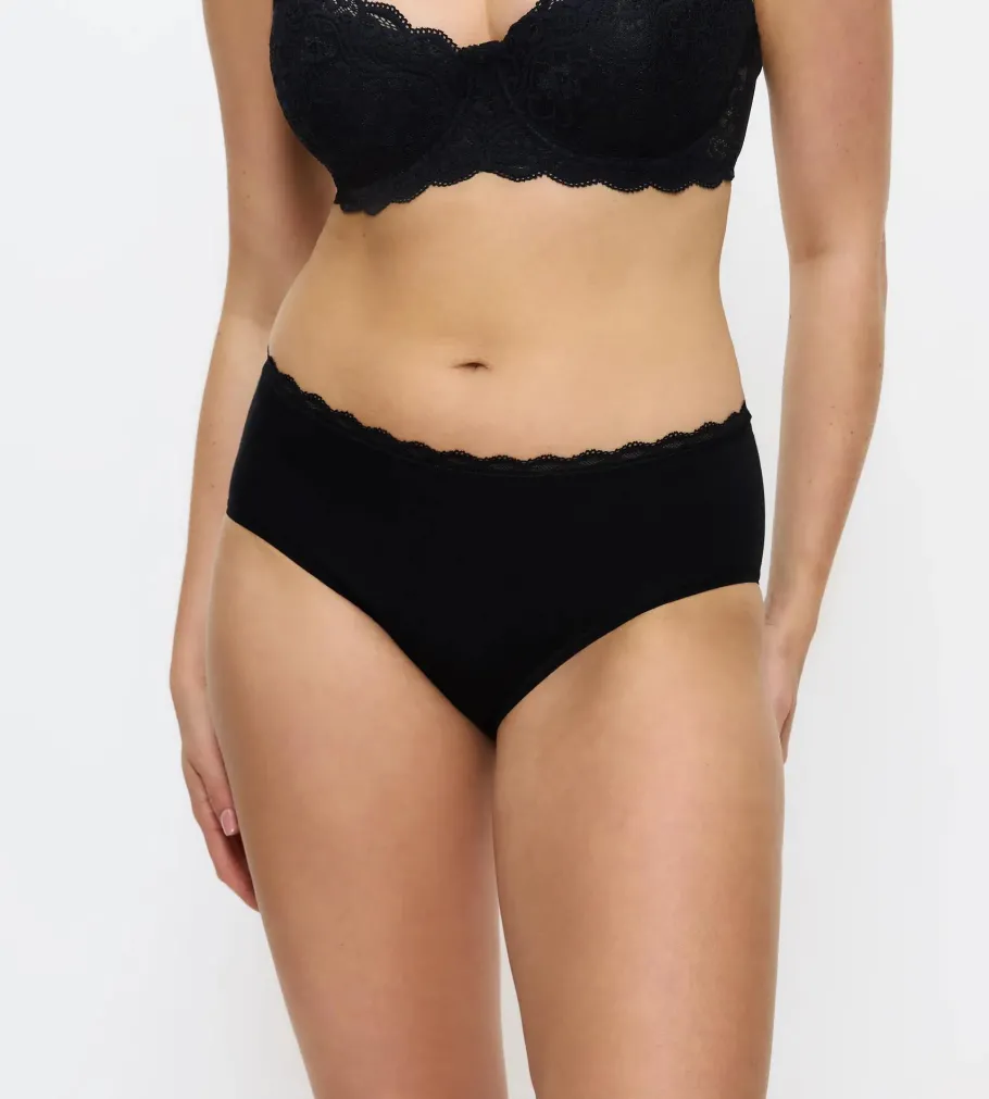 High Waisted>Triumph FEEL OF COTTON Black