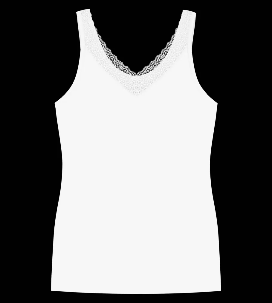 Camisoles, Vests, Tops>Triumph FEEL OF MODAL White