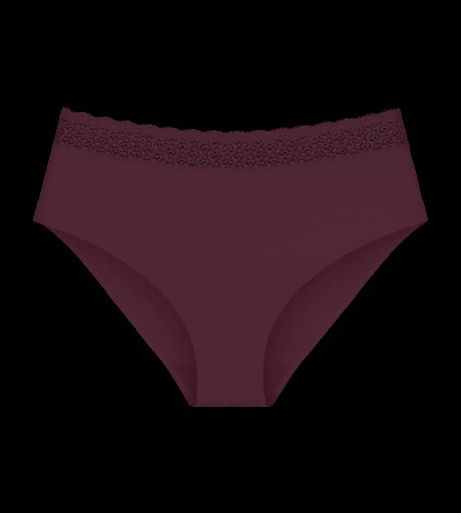 High Waisted>Triumph FEEL OF MODAL Burgundy