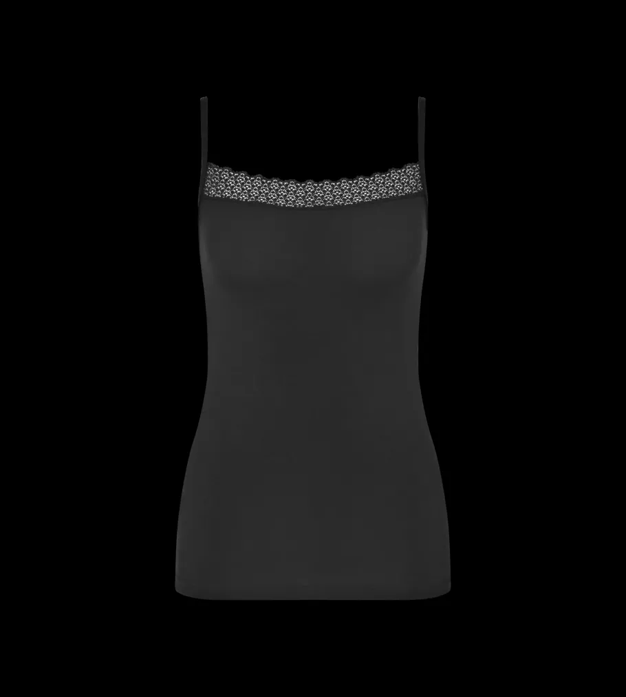 Camisoles, Vests, Tops>Triumph FEEL OF MODAL Black