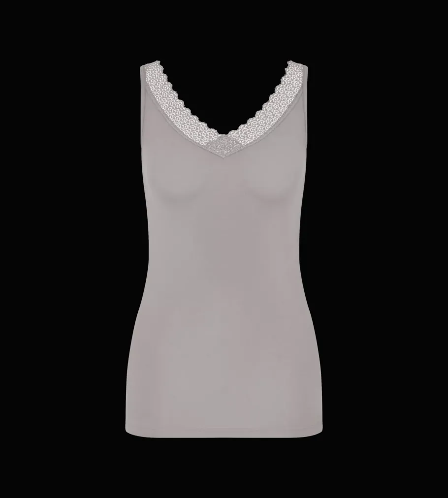 Camisoles, Vests, Tops>Triumph FEEL OF MODAL Silentgrey