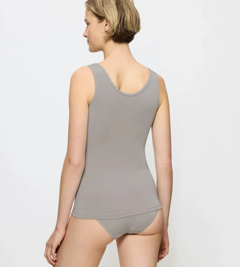 Camisoles, Vests, Tops>Triumph FEEL OF MODAL Silentgrey