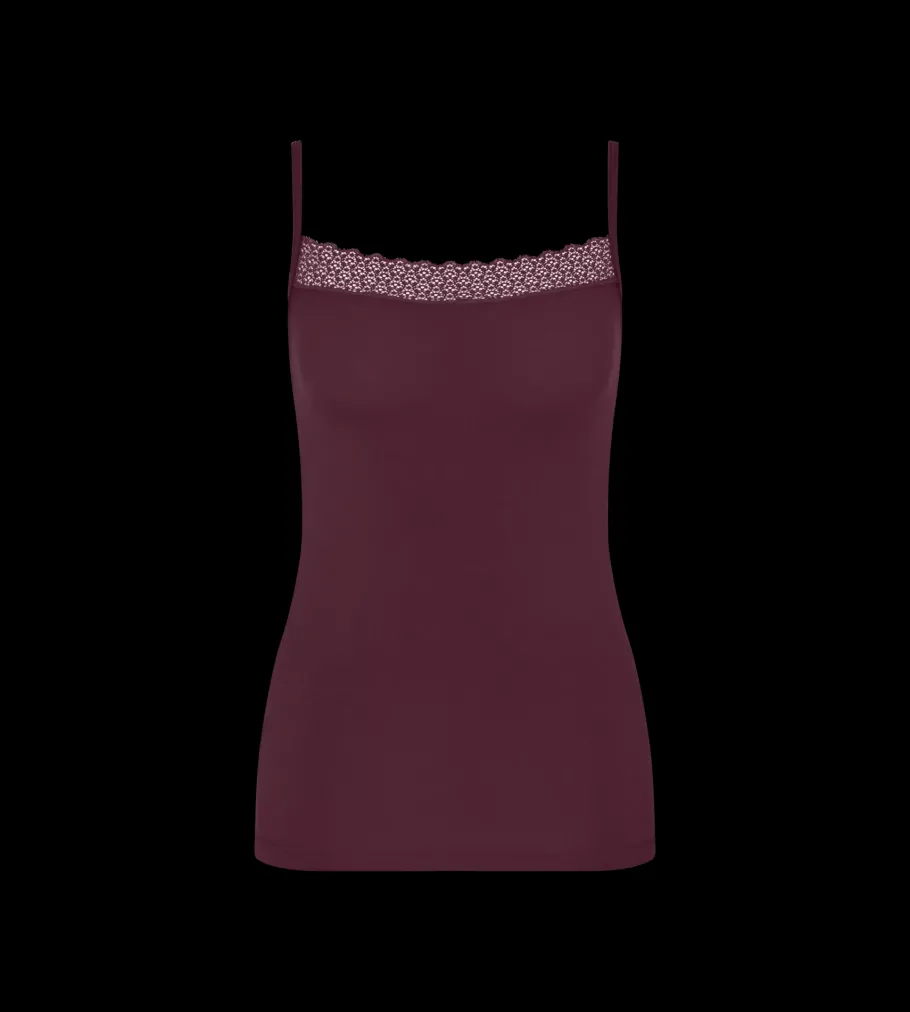 Camisoles, Vests, Tops>Triumph FEEL OF MODAL Burgundy