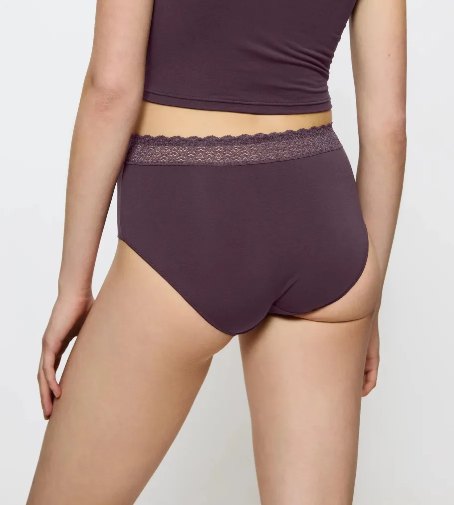 High Waisted>Triumph FEEL OF MODAL PurpleDusk