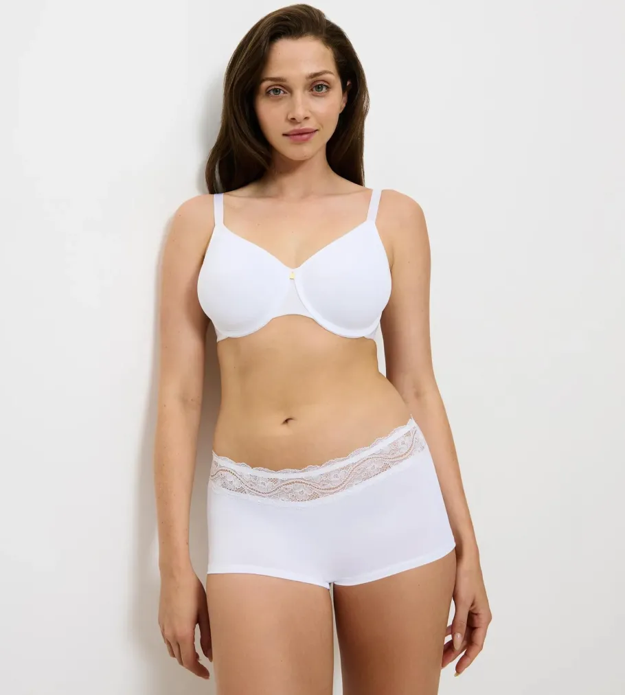 High Waisted>Triumph LOVELY MICRO White