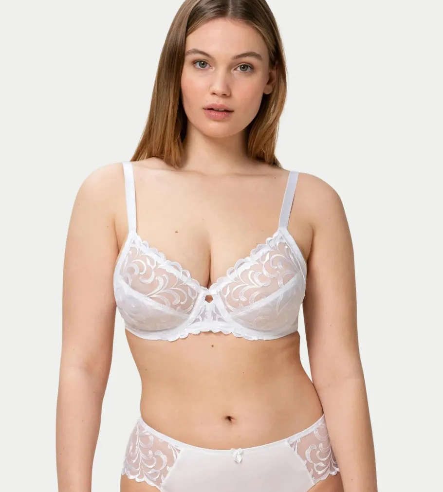 Fuller Cups|Underwired Bras>Triumph MODERN FINESSE White