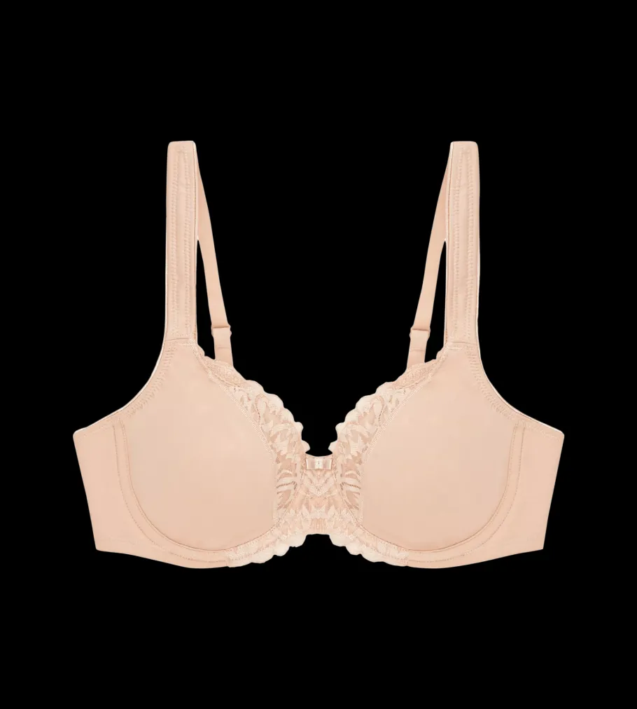 Fuller Cups|Underwired Bras>Triumph MODERN LACE+COTTON NeutralBeige