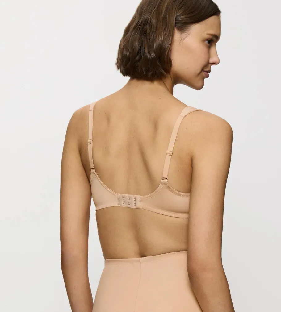 Fuller Cups|Underwired Bras>Triumph MODERN LACE+COTTON NeutralBeige