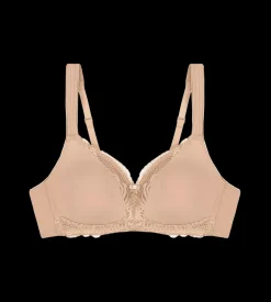 Fuller Cups|Non-wired Bras>Triumph MODERN LACE+COTTON NeutralBeige