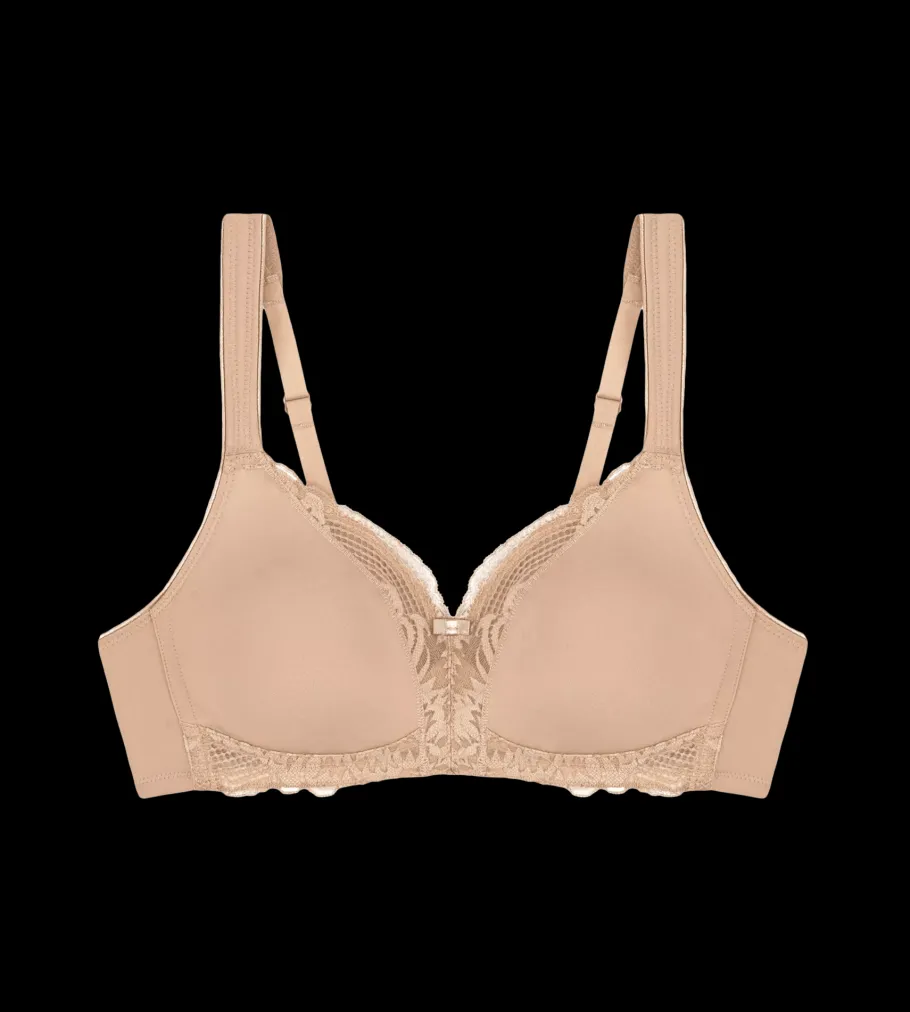 Fuller Cups|Non-wired Bras>Triumph MODERN LACE+COTTON NeutralBeige