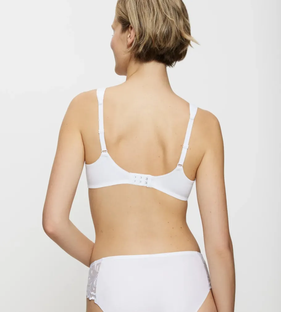 Fuller Cups|Underwired Bras>Triumph MODERN LACE+COTTON White