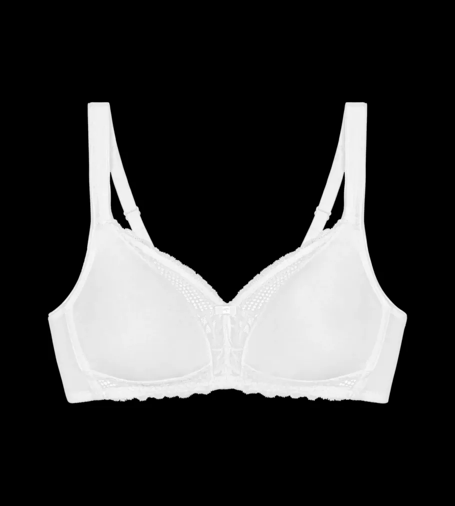 Fuller Cups|Non-wired Bras>Triumph MODERN LACE+COTTON White