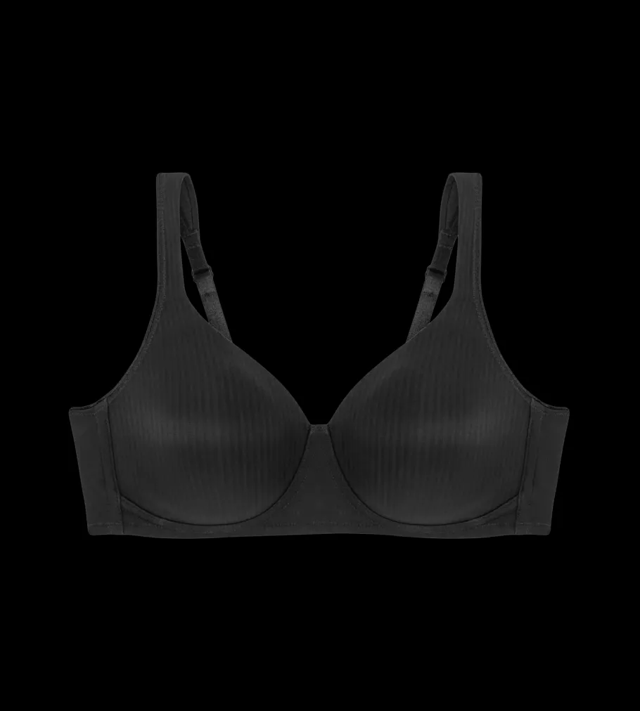 Non-wired Bras|Padded Bras>Triumph MODERN SOFT+COTTON Black